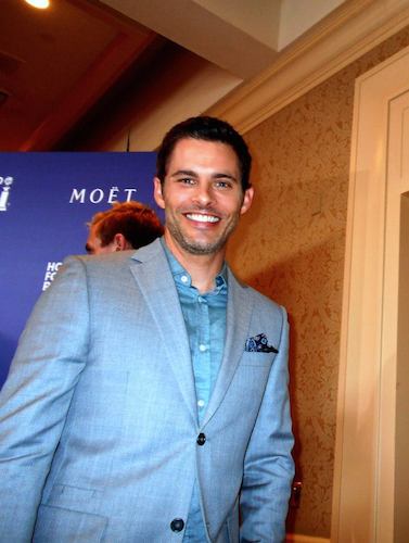 James Marsden was all smiles for Pablove Shutterbug Jacob.