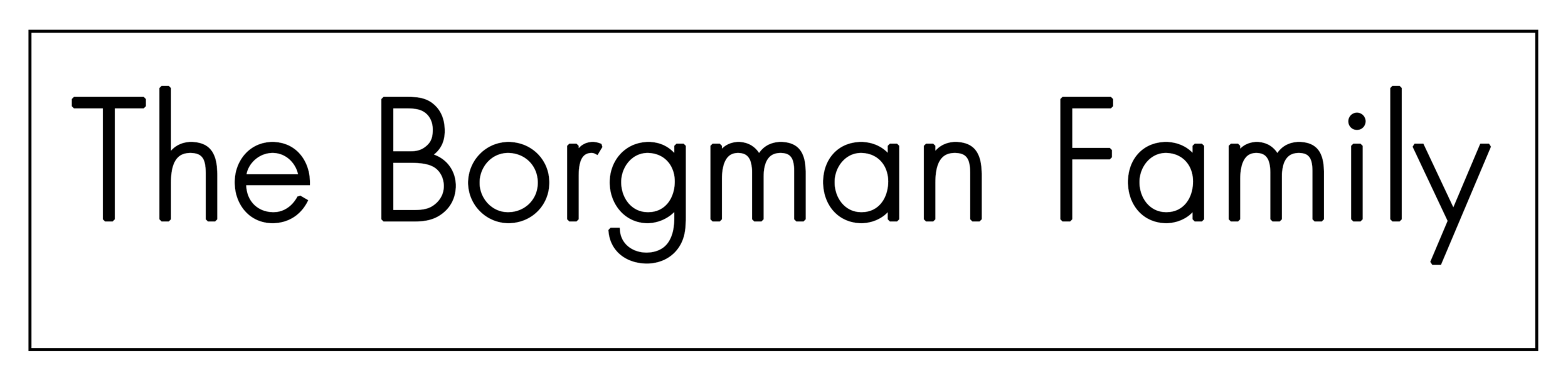 The Borgman Family